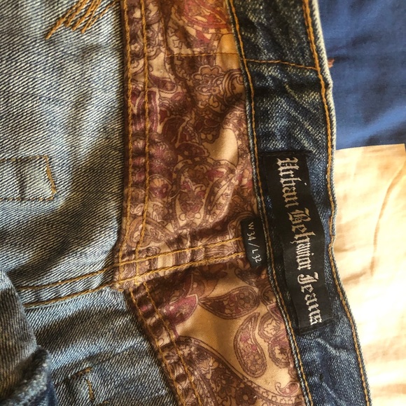 💜 Urban Behavior dark wash jeans 34x32 - Picture 7 of 11